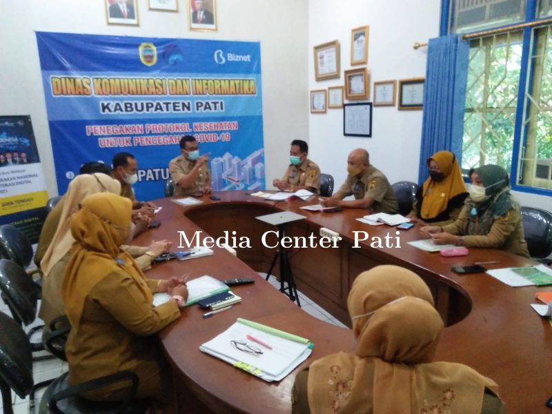 Rapat Struktural Perdana dengan PLT Kepala Diskominfo