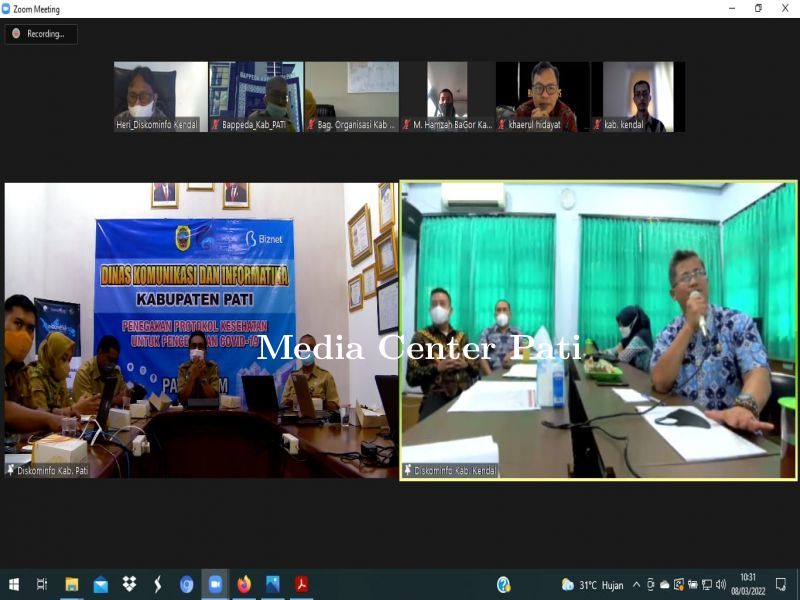Evaluasi SPBE, Diskominfo Pati Kunker ke Diskominfo Kendal