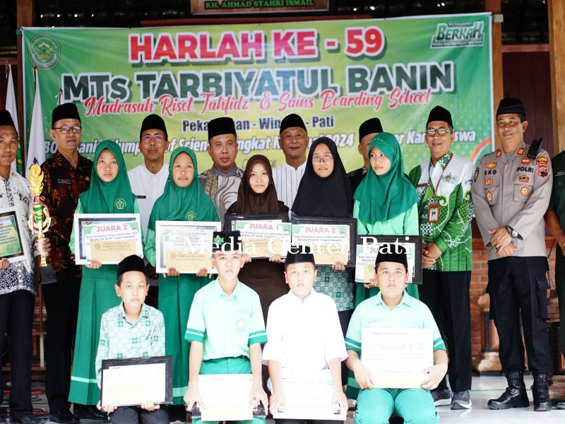 Harlah ke-59 MTs Tarbiyatul Banin, Pj Bupati Pati: Terus Cetak Generasi Berprestasi dan Berakhlak Mu