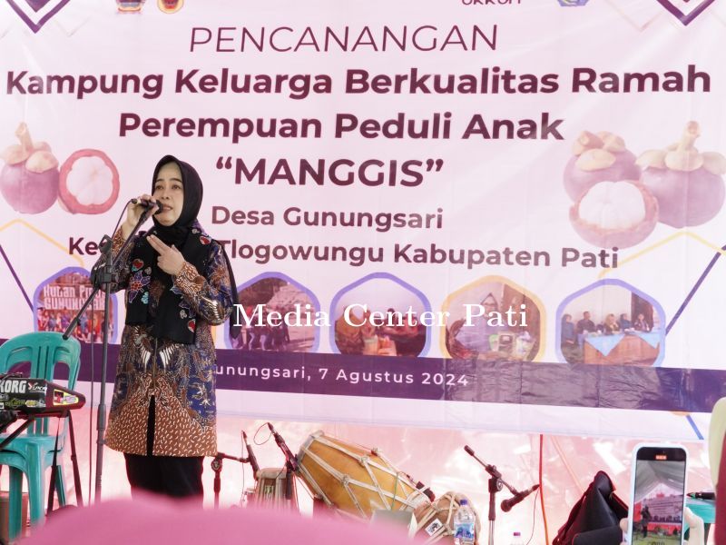 Desa Gunungsari Tlogowungu, Dicanangkan Sebagai Kampung KB \"Manggis\" Ramah Perempuan Peduli Anak