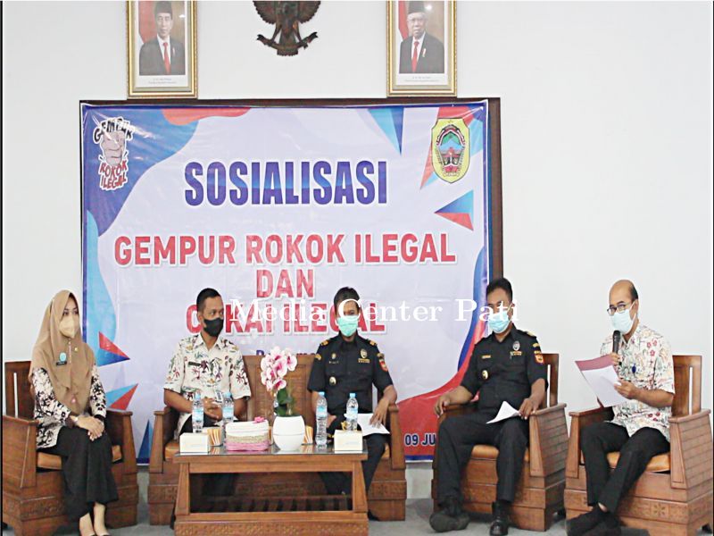 Potensi Pendapatan Negara Hilang, Diskominfo Pati Sosialisasikan Gempur Rokok Ilegal