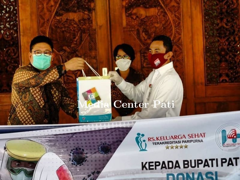 PEMKAB PATI TERIMA BANTUAN 100 JUTA PENANGANAN COVID19