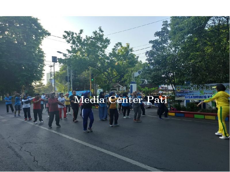 KEGIATAN CAR FREE DAY DISKOMINFO KABUPATEN PATI 