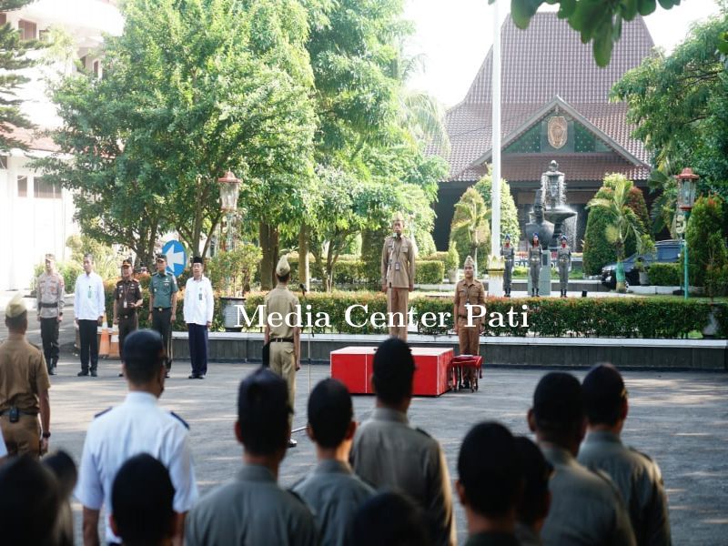 Sekda Pati Pimpin Upacara Peringatan Harkitnas 2024