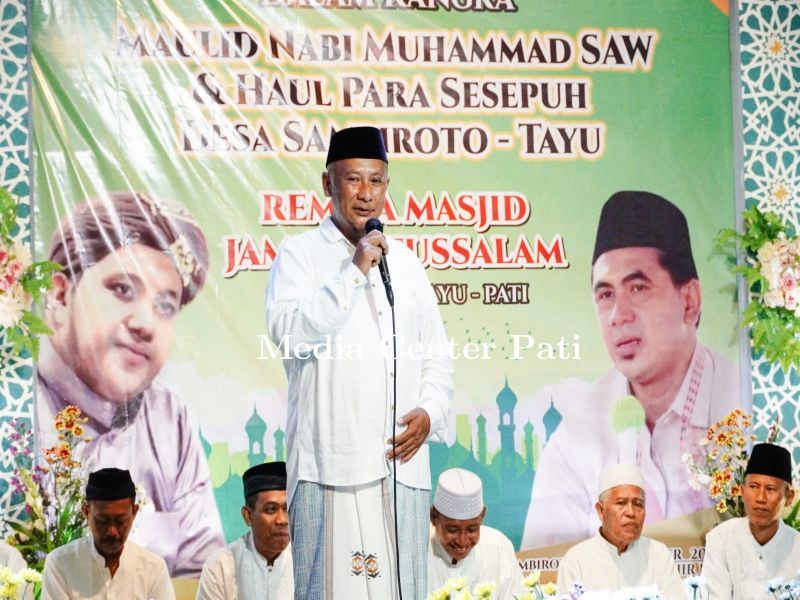 Hadiri Sambiroto Bersholawat, Pj Bupati Ajak Masyarakat Pererat Kerukunan