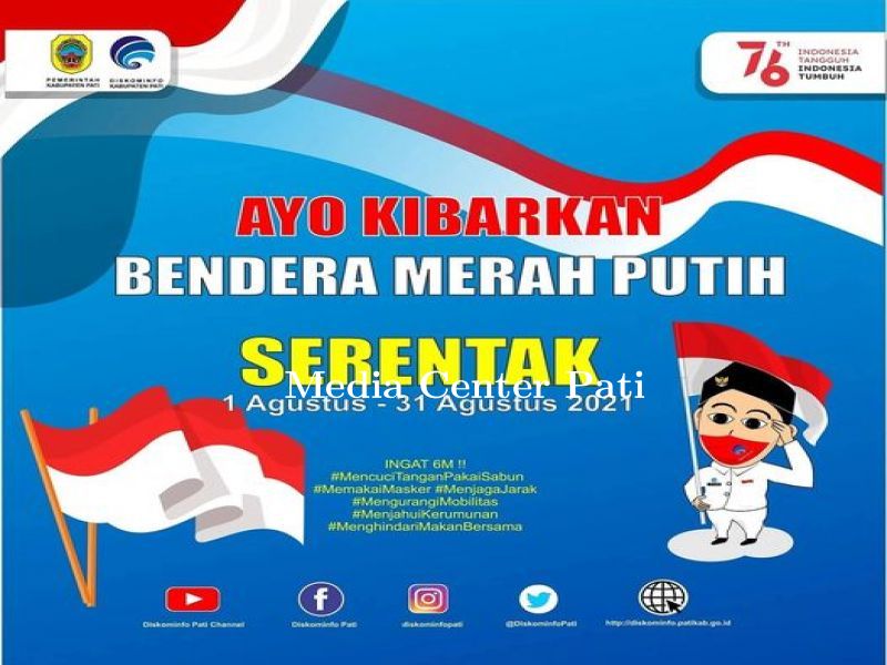 Pengibaran Bendera Merah Putih  HUT RI ke  76