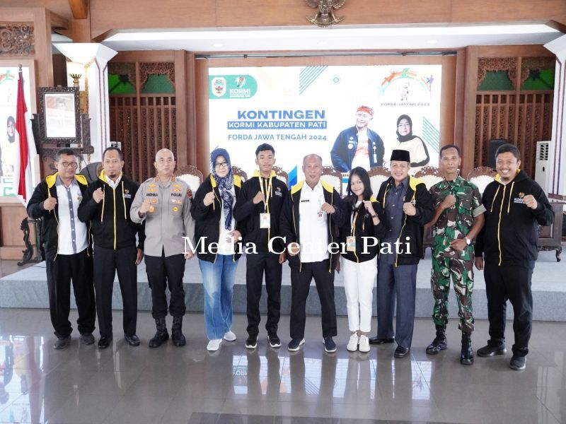 Pj Bupati Pati Lepas Kontingen KORMI Kabupaten Pati 