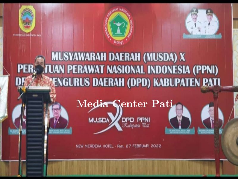 Musda X PPNI,  Bupatii Tekankan Kepengurusan Baru Akomodir Kebutuhan Organisasi