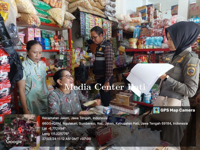 Satpol PP Bersama Tim Terkait Gelar Operasi Bersama Pasar Rokok Ilegal