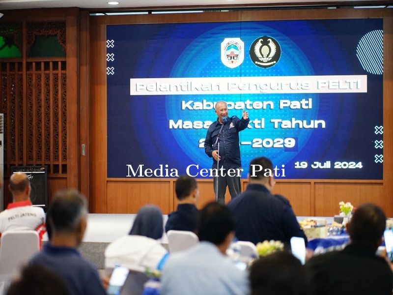 Pj Bupati Hadiri Pelantikan Pengurus PELTI Pati