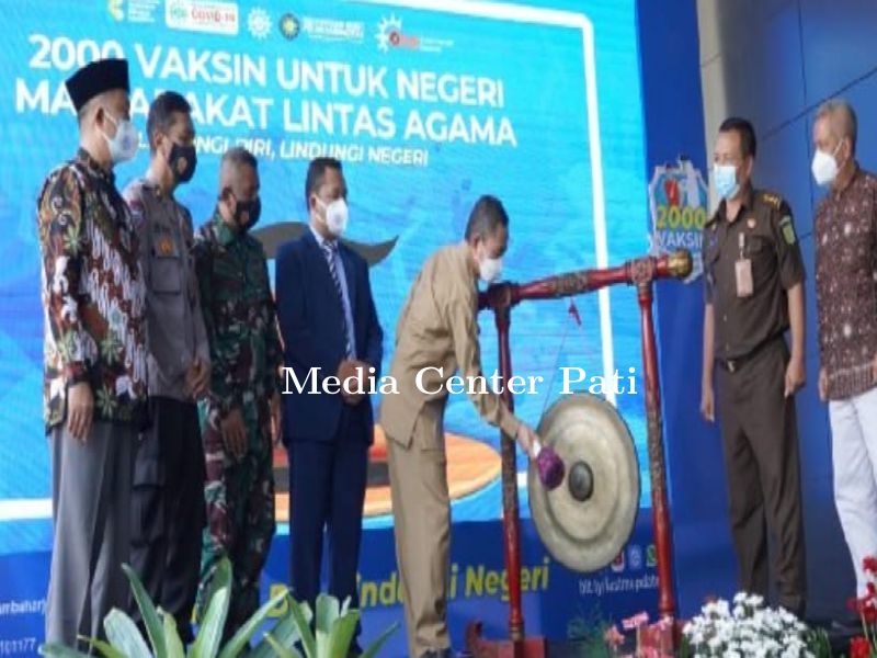 Vaksinasi Massal Lintas Agama Sasar 2000 Warga